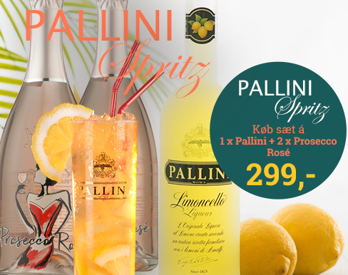 Pallini Drinksmix - ÅRETS LIMONCELLO SPRITZ - (LUKSUS UDGAVE)